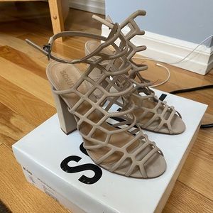 Schutz Jaden Nubuck Sandals